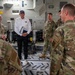 CEO of the USO visits the 145th Airlift Wing