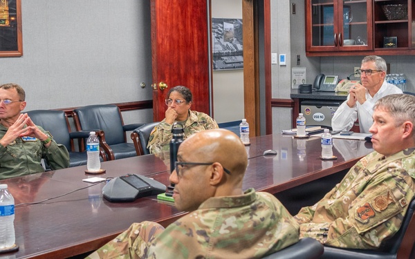 CEO of the USO visits the 145th Airlift Wing