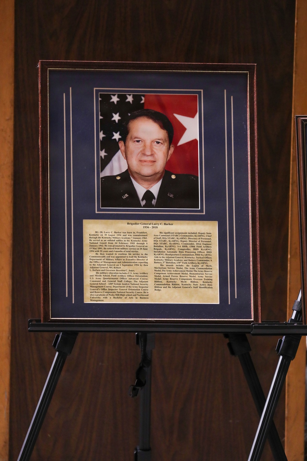 Auditorium Dedicated in Honor of Former Kentucky General