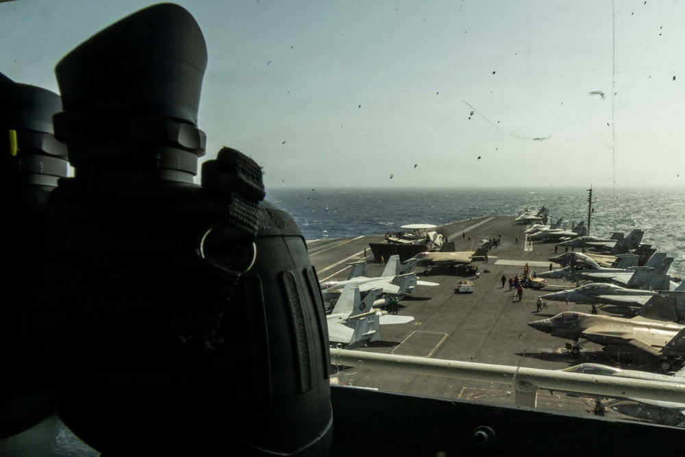Abraham Lincoln Conducts Flight Operations