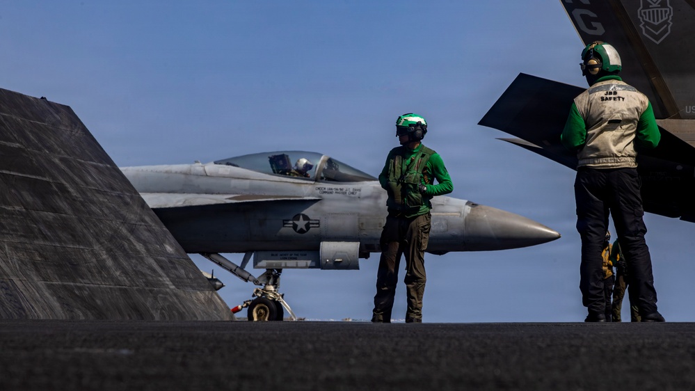 Abraham Lincoln Conducts Flight Operations