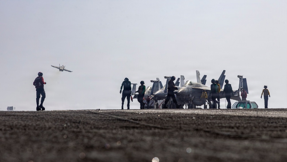 Abraham Lincoln Conducts Flight Operations