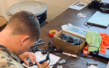 224 Maintenance Company Soldiers Support 39th IBCT with Drone Training Resources