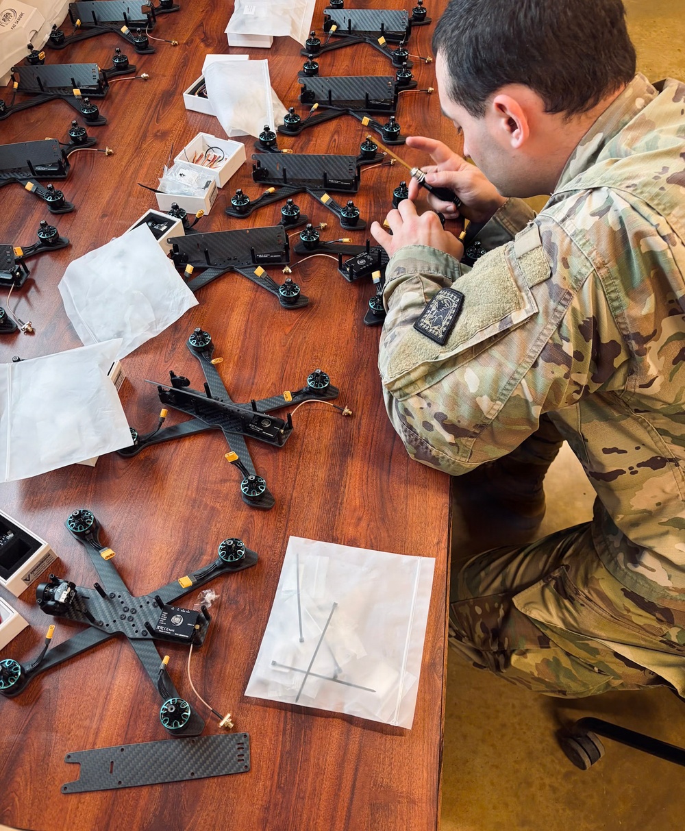 224 Maintenance Company Soldiers Support 39th IBCT with Drone Training Resources