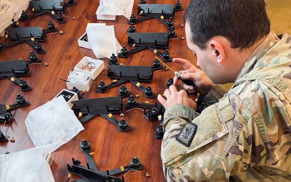 224 Maintenance Company Soldiers Support 39th IBCT with Drone Training Resources