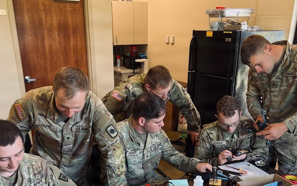 224 Maintenance Company Soldiers Support 39th IBCT with Drone Training Resources