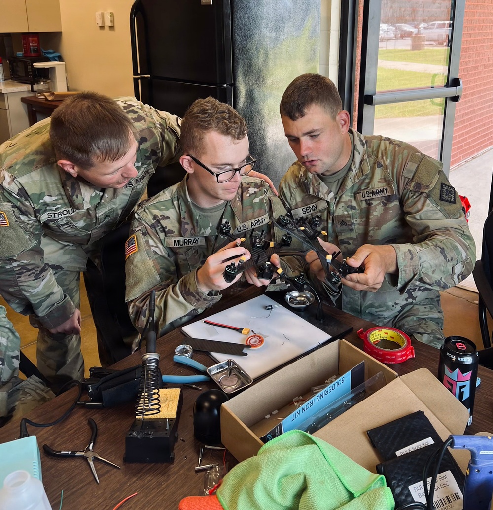 224 Maintenance Company Soldiers Support 39th IBCT with Drone Training Resources