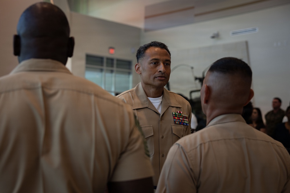 Master Gunnery Sergeant Steven Upsher Retires after 30 years
