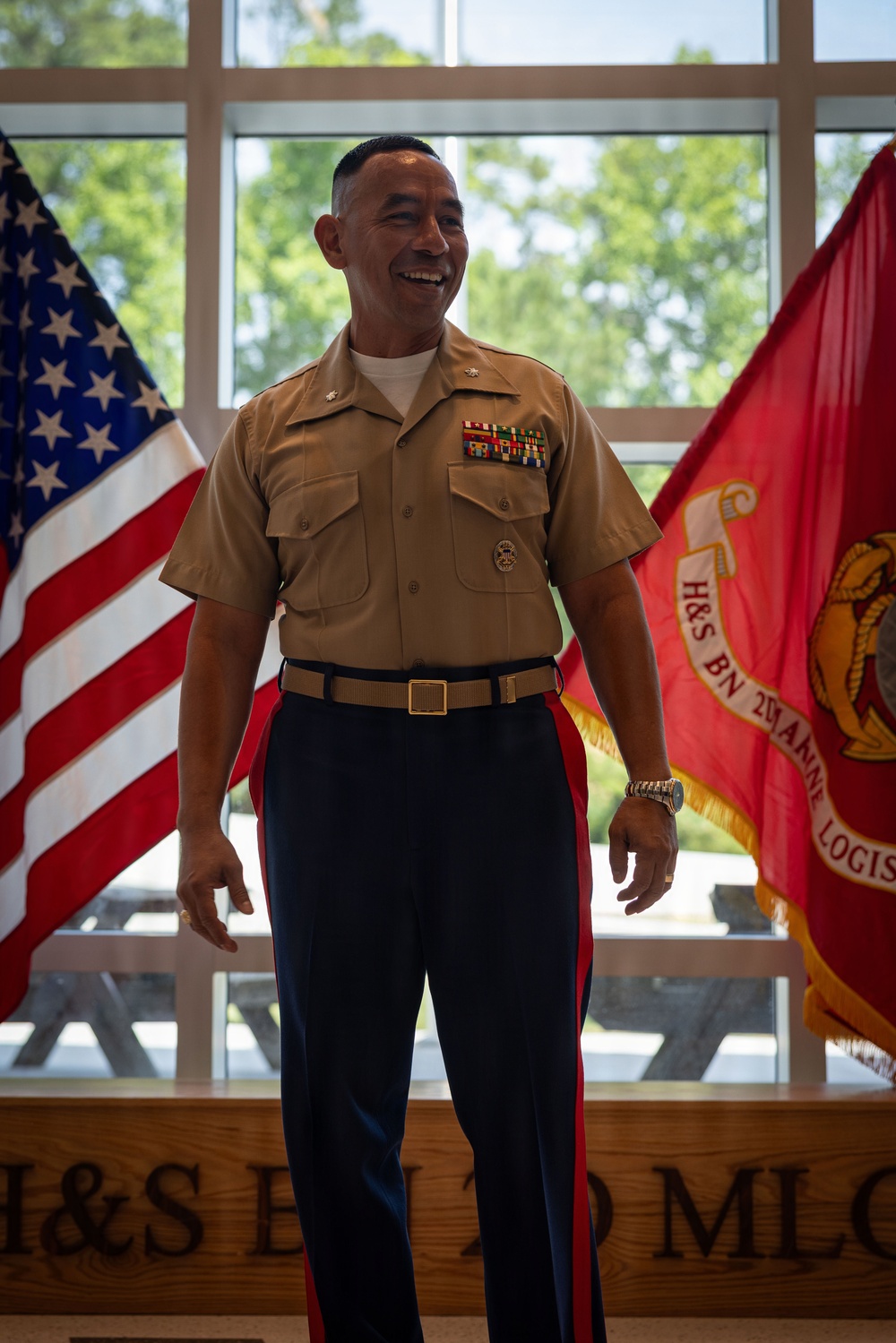 Master Gunnery Sergeant Steven Upsher Retires after 30 years