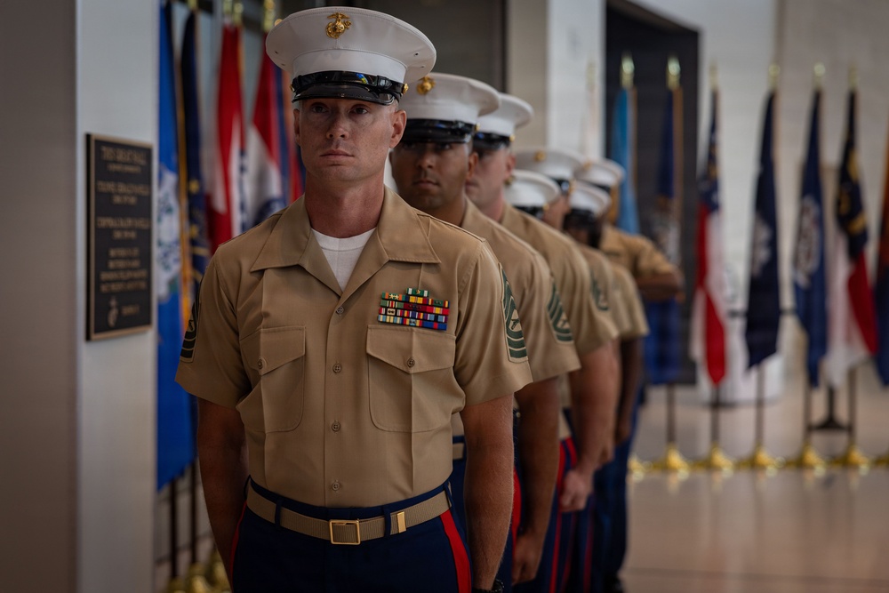 Master Gunnery Sergeant Steven Upsher Retires after 30 years