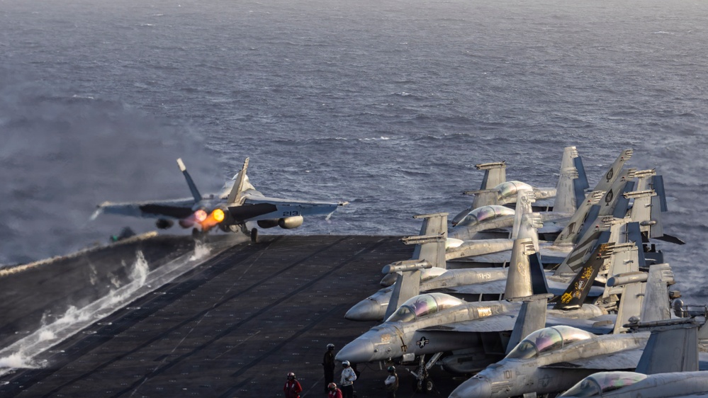 Abraham Lincoln Conducts Flight Operations