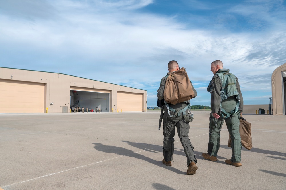 General Guillot Visits the 180th Fighter Wing
