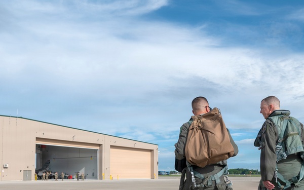 General Guillot Visits the 180th Fighter Wing