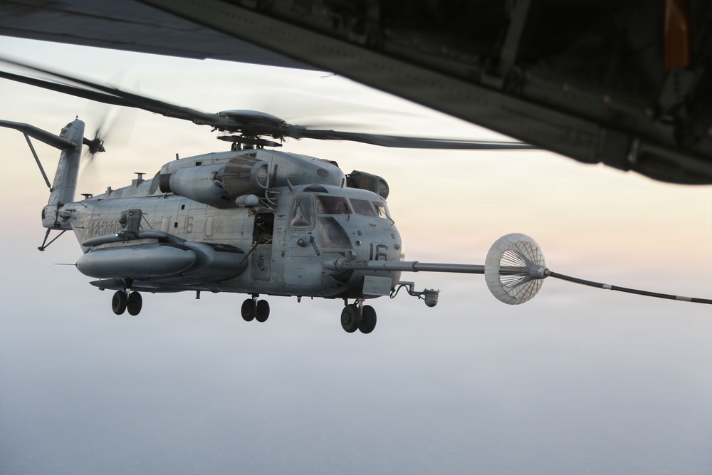 U.S. Marines Conduct Aerial Refueling