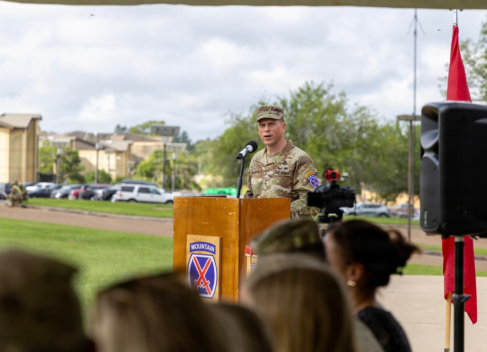 3rd MBCT, 10th MTN DIV changes command at Fort Polk