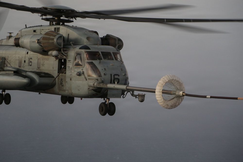 U.S. Marines Conduct Aerial Refueling