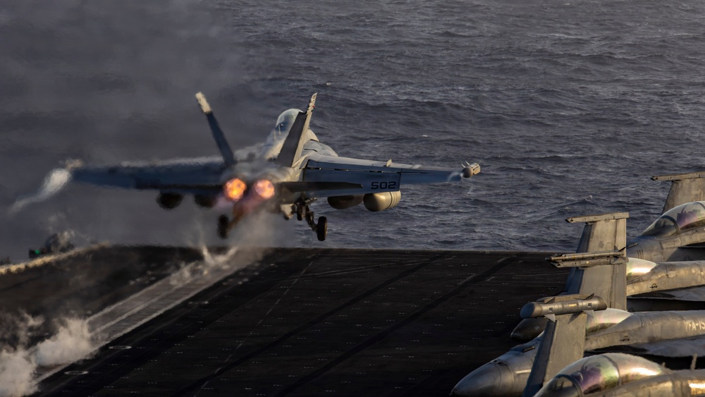 Abraham Lincoln Conducts Flight Operations