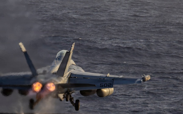 Abraham Lincoln Conducts Flight Operations