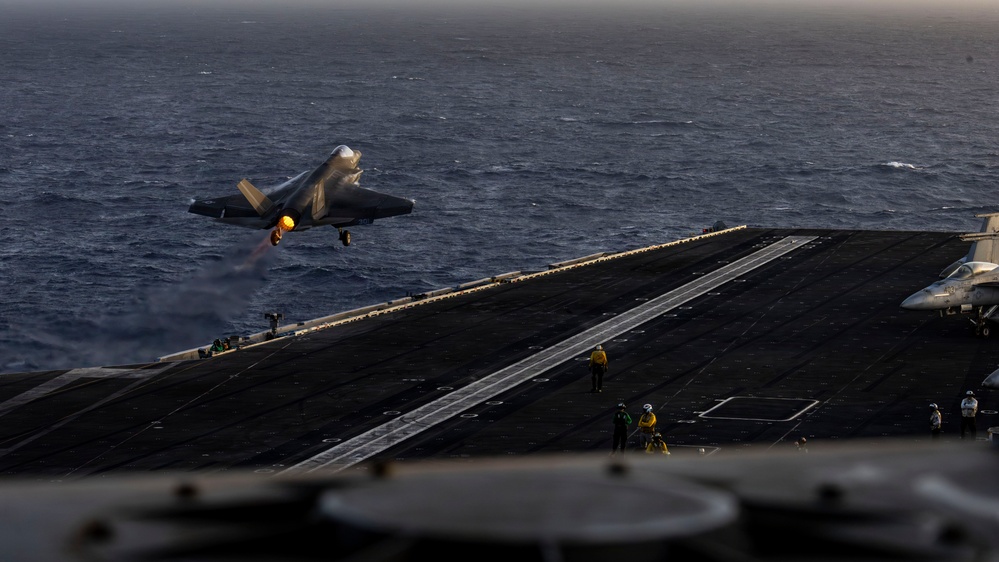 Abraham Lincoln Conducts Flight Operations