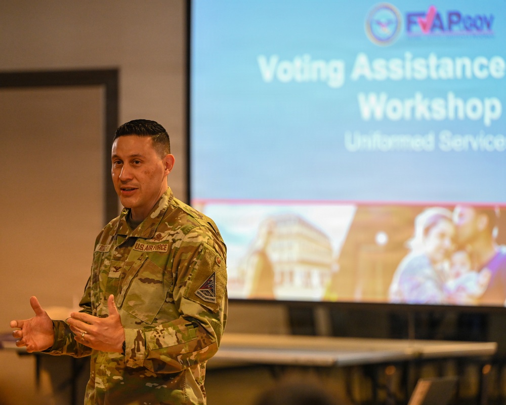 Peterson SFB hosts FVAP training for unit voting assistance officers