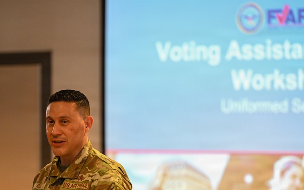 Peterson SFB hosts FVAP training for unit voting assistance officers
