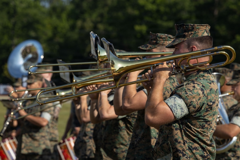 2nd Marine Logistics Group Change of Command Ceremony