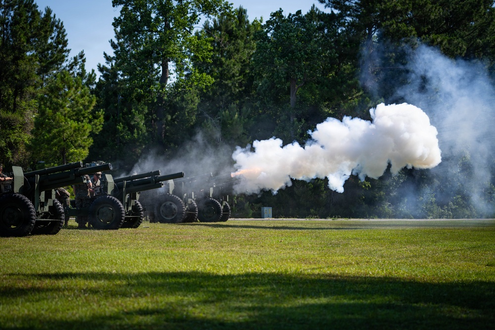 2nd Marine Logistics Group Change of Command Ceremony