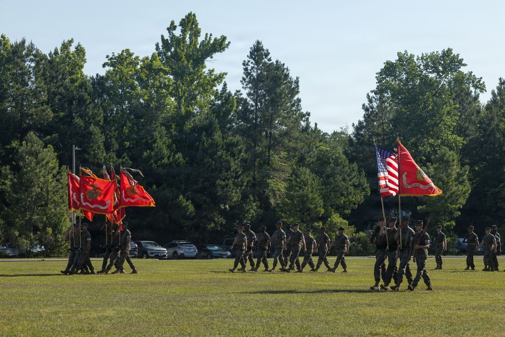 2nd Marine Logistics Group Change of Command Ceremony