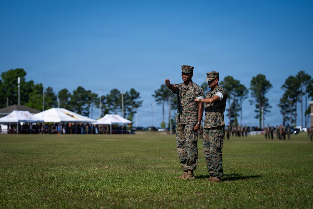 2nd Marine Logistics Group Change of Command Ceremony