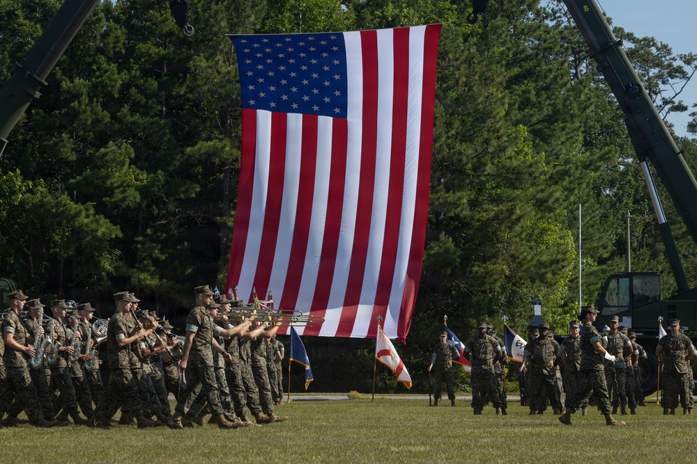 2nd Marine Logistics Group Change of Command Ceremony