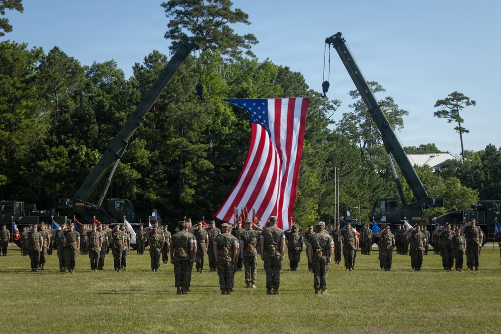 2nd Marine Logistics Group Change of Command Ceremony