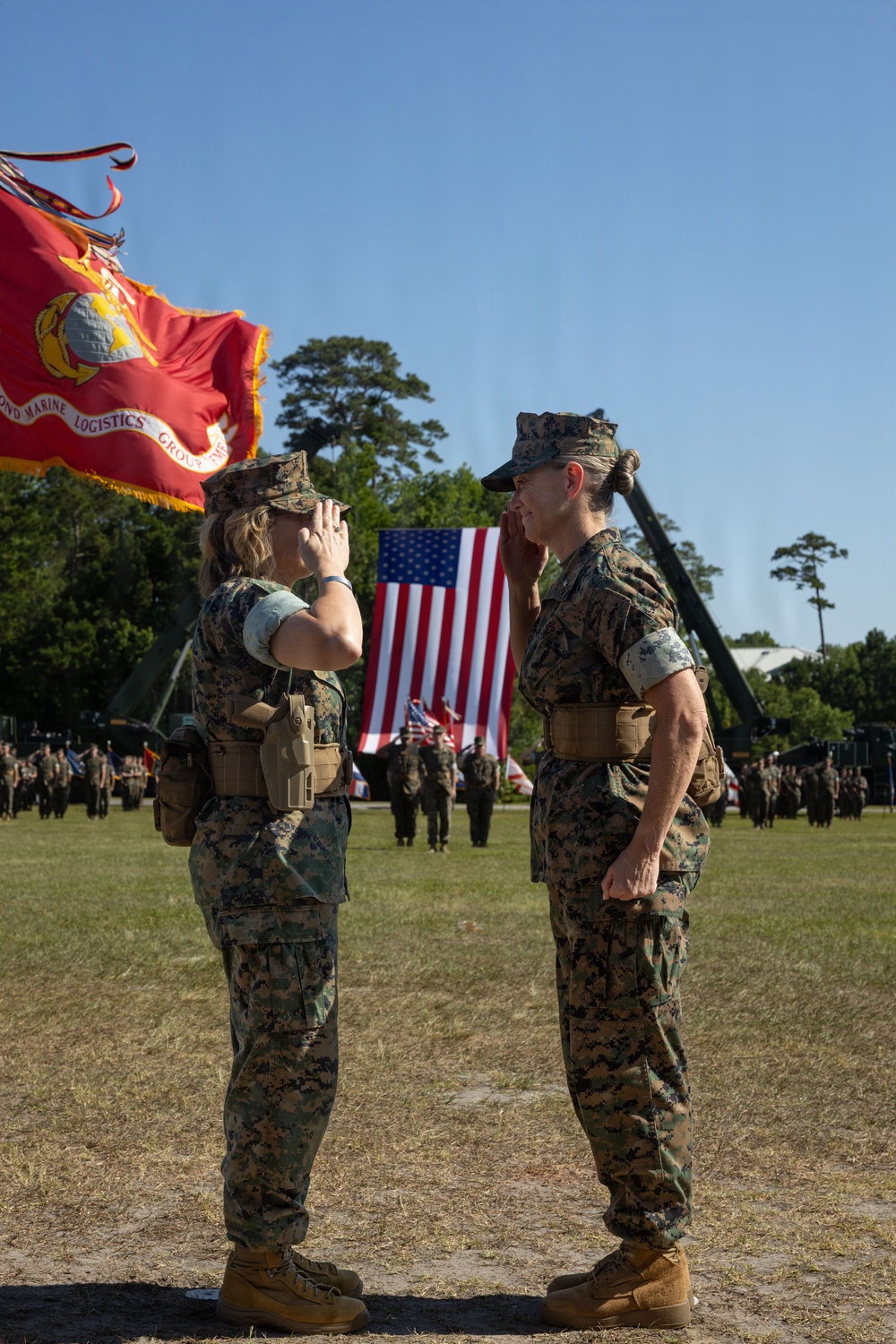 2nd Marine Logistics Group Change of Command Ceremony
