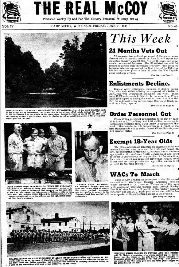 This Month in Fort McCoy History — June