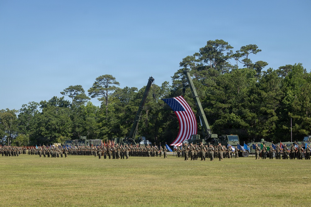 2nd Marine Logistics Group Change of Command Ceremony