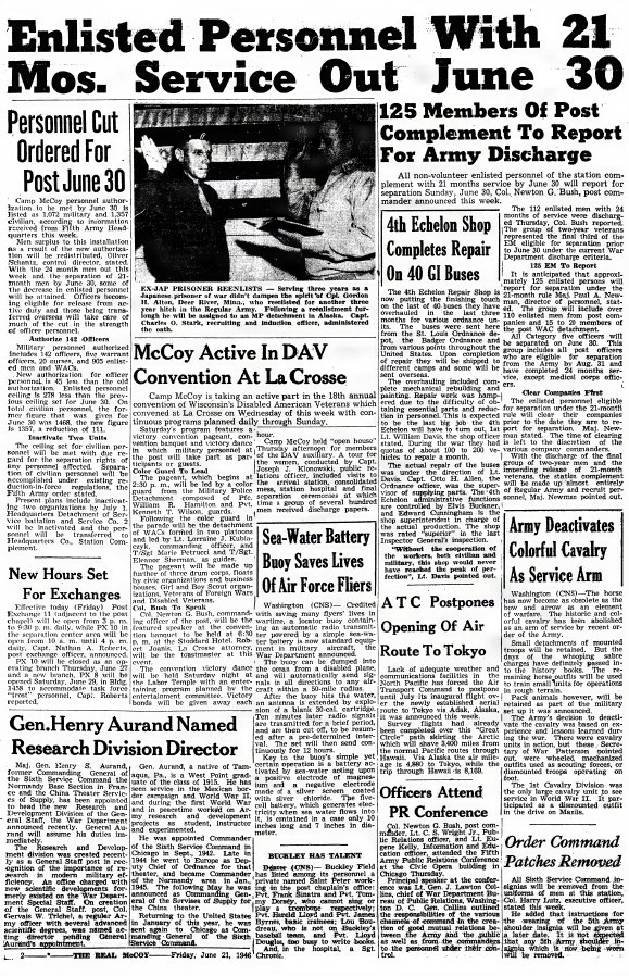 This Month in Fort McCoy History — June