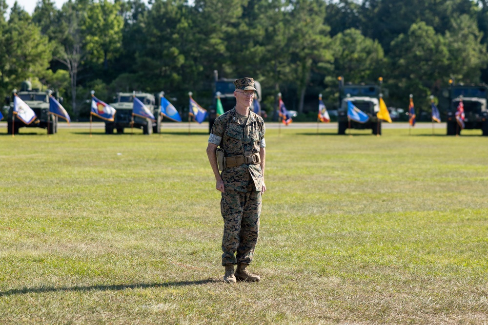 2nd Marine Logistics Group Change of Command Ceremony
