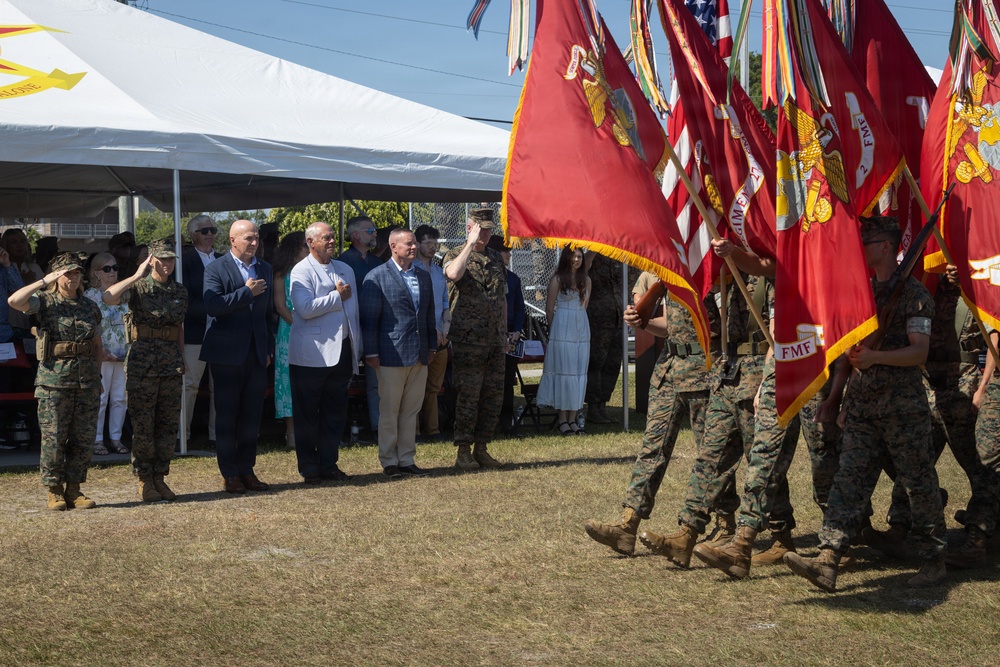 2nd Marine Logistics Group Change of Command Ceremony