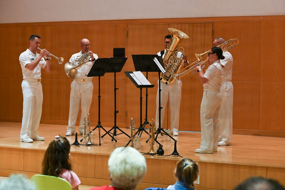 Navy Brass Quintet performs in Miami