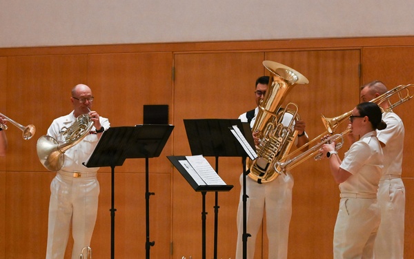 Navy Brass Quintet performs in Miami