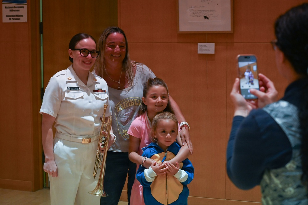 Navy Brass Quintet performs in Miami