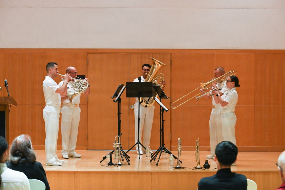 Navy Brass Quintet performs in Miami