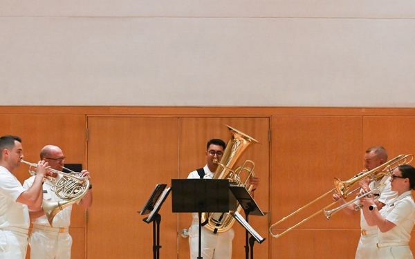 Navy Brass Quintet performs in Miami
