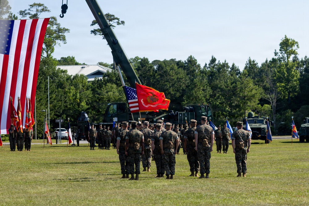 2nd Marine Logistics Group Change of Command Ceremony