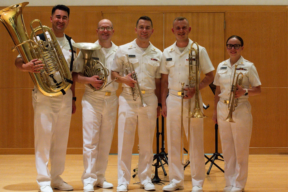 Navy Brass Quintet performs in Miami