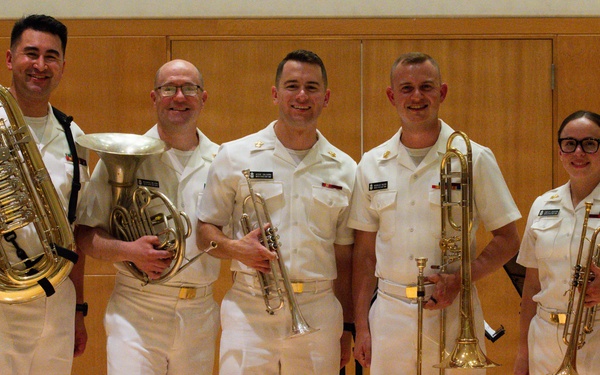 Navy Brass Quintet performs in Miami