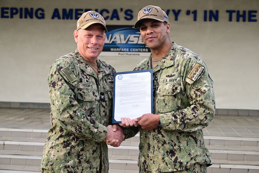 Warfare Center’s Success with Reenlistments Earns Recognition for Second Consecutive Year