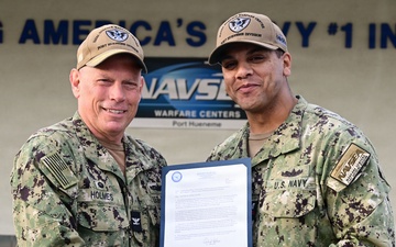Warfare Center’s Success with Reenlistments Earns Recognition for Second Consecutive Year