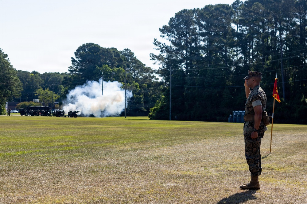 2nd Marine Logistics Group Change of Command Ceremony