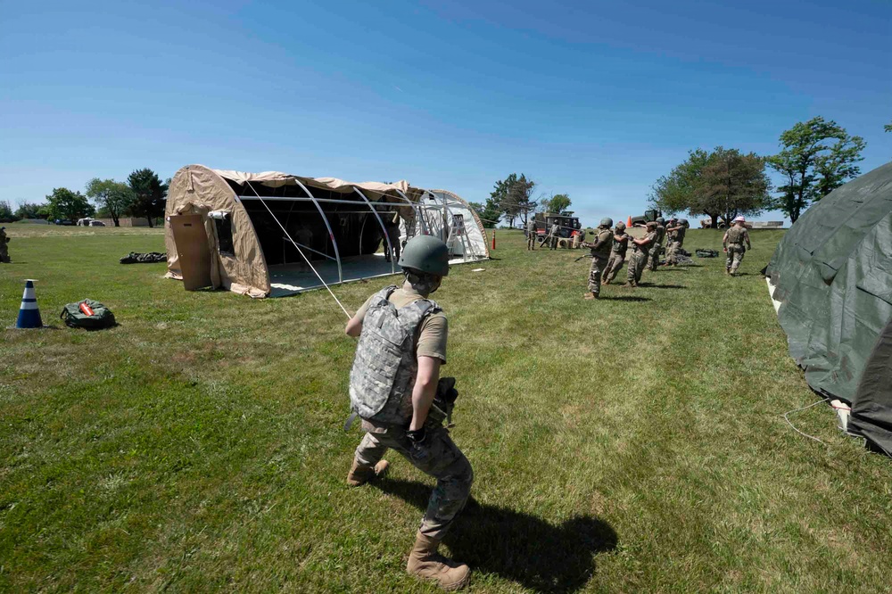 JBAB Airmen conduct squadron's first bivouac