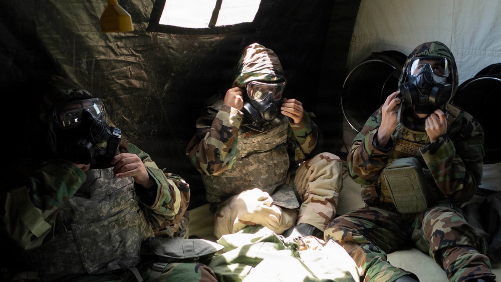 JBAB Airmen conduct squadron's first bivouac
